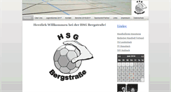 Desktop Screenshot of hsg-bergstrasse.mein-verein.de